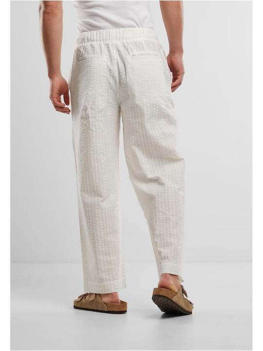 Hose in Lockere Passform White