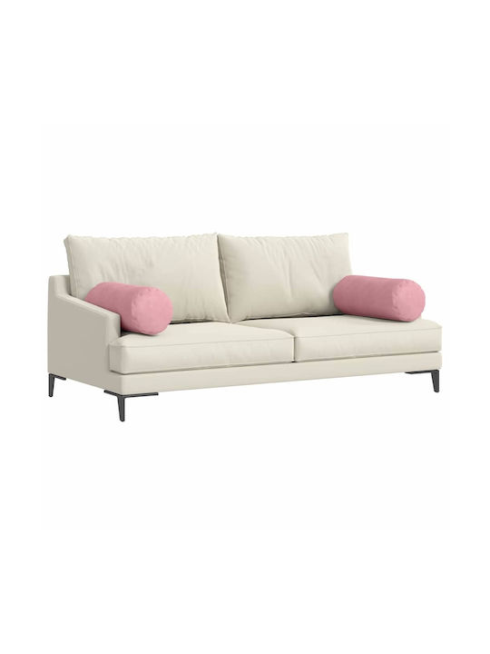 vidaXL Perna De Canapea Din Catifea Roz 70x25cm