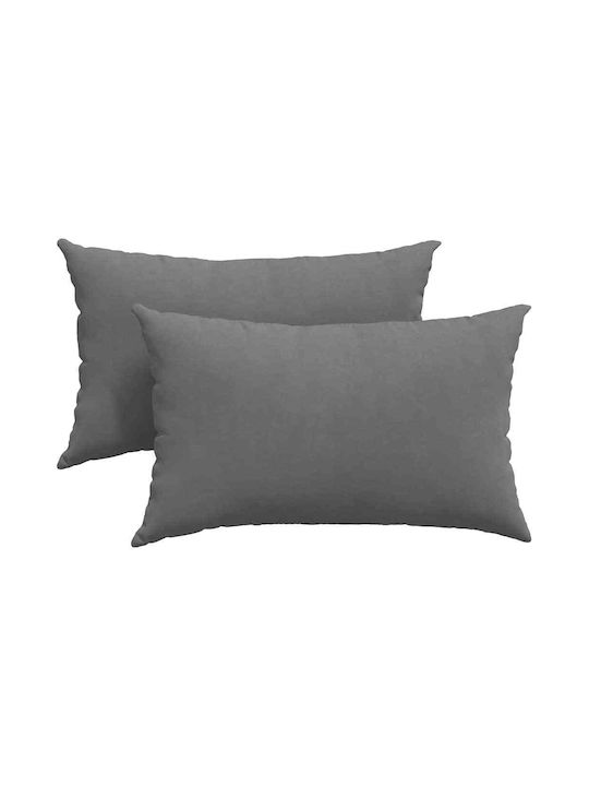 vidaXL Perna de canapea Dark Gray 2buc 30x50cm.