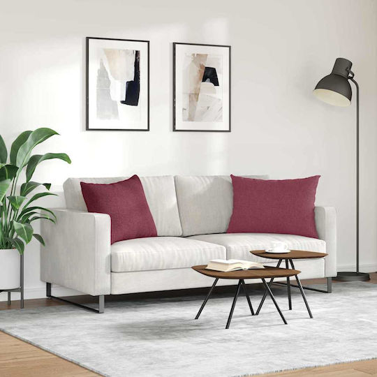 vidaXL Възглавница Червени 2 Бройки 50x70см vidaXL Възглавница Червени 2 Бройки 50x70см