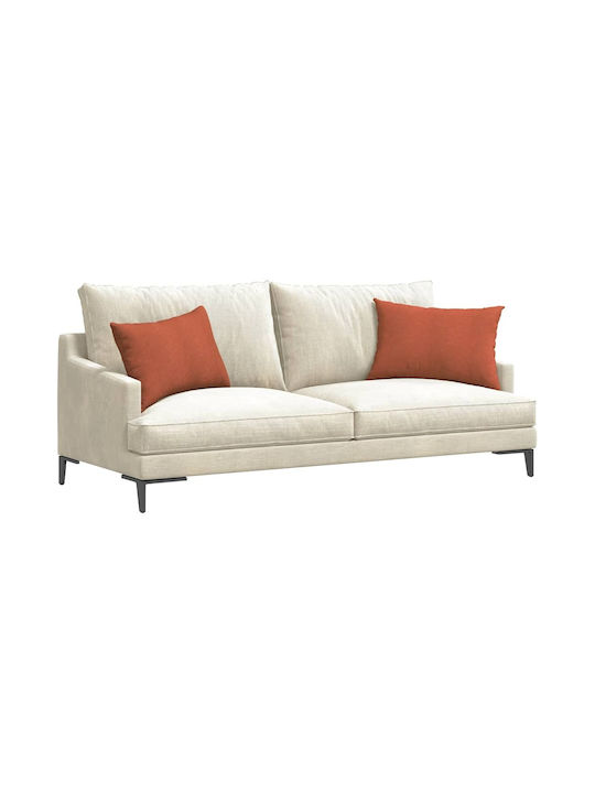 vidaXL Velvet Sofa Cushion Red Orange 40x60cm