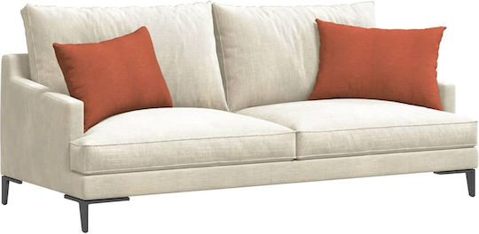 vidaXL Velvet Sofa Cushion Red Orange 40x60cm