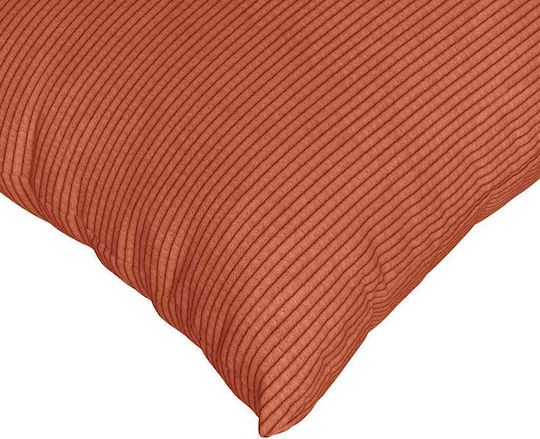 vidaXL Velvet Sofa Cushion Red Orange 40x60cm