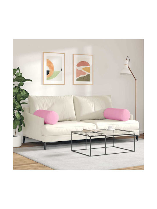 vidaXL Sofa Cushion Pink 2pcs 70x25cm.