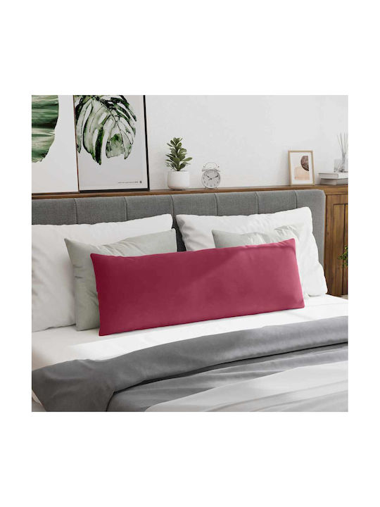 vidaXL Perna De Canapea Din Catifea Roșie 40x120cm