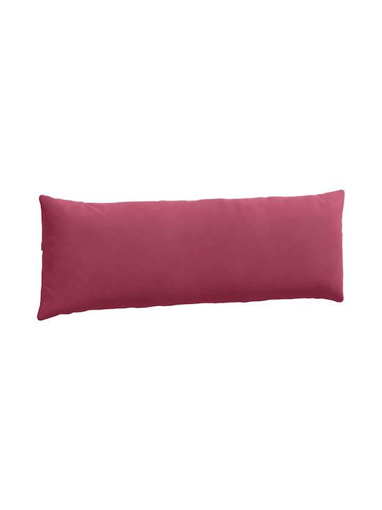 vidaXL Perna De Canapea Din Catifea Roșie 40x120cm