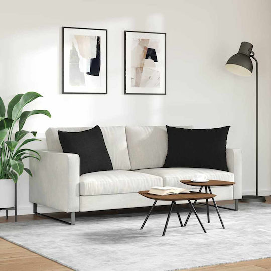 vidaXL Μαξιλάρι Μαύρο 2τμχ 50x70εκ. vidaXL Μαξιλάρι Μαύρο 2τμχ 50x70εκ.