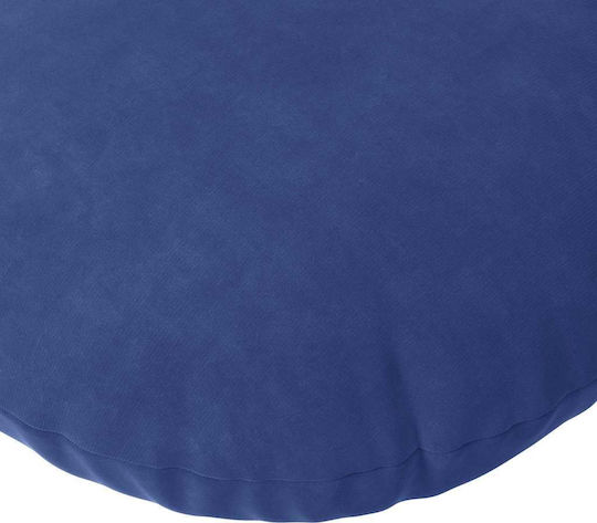 vidaXL Възглавница За Диван От Кадифе Син 60x60см