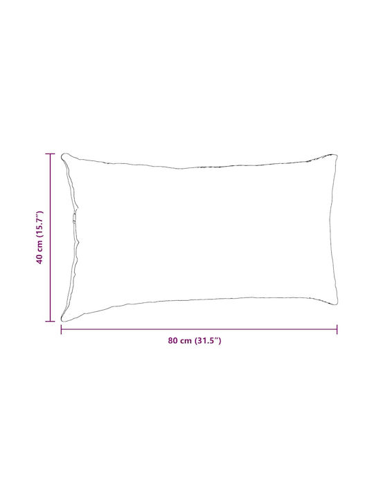 vidaXL vidaXL Sofa Cushion Red 40x80cm