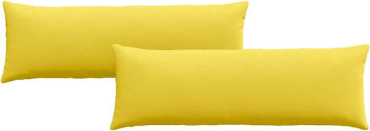 vidaXL Възглавница За Диван Жълта 40x120см
