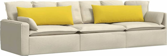 vidaXL Възглавница За Диван Жълта 40x120см
