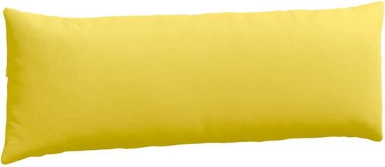 vidaXL Възглавница За Диван Жълта 40x120см