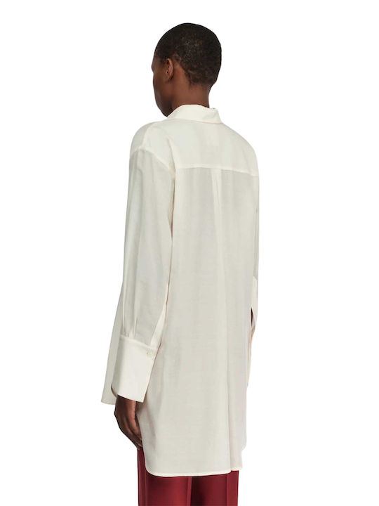 Damen Seidig Hemd Black