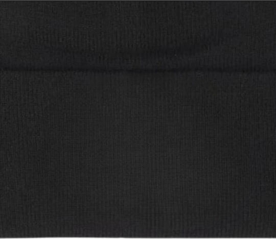 Beanie Unisex Σκούφος Πλεκτός σε Μαύρο χρώμα