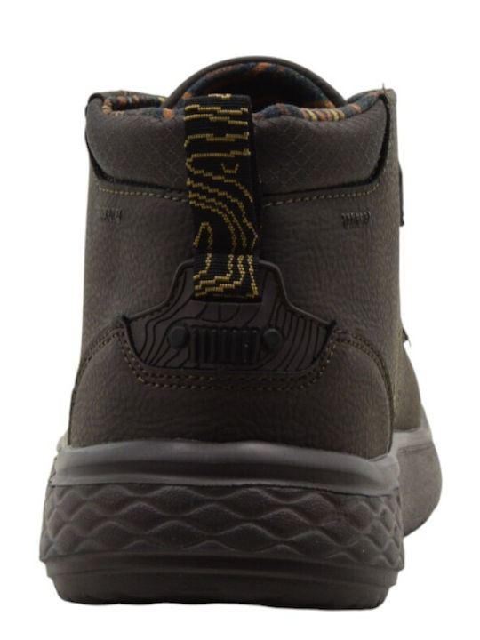 Leather Brown Men's Boots