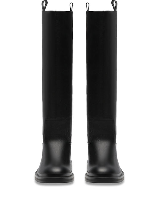 Leather Women's Boots Black