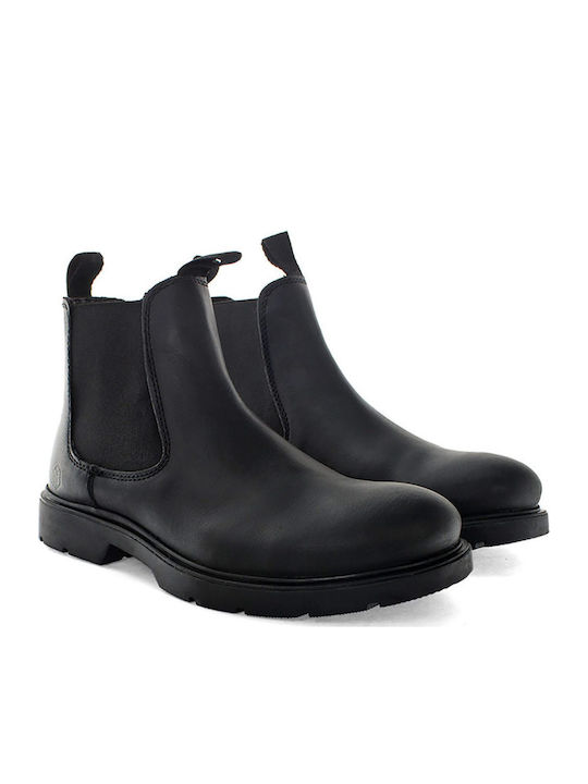 Ghete Chelsea Leather Black Chelsea Boots
