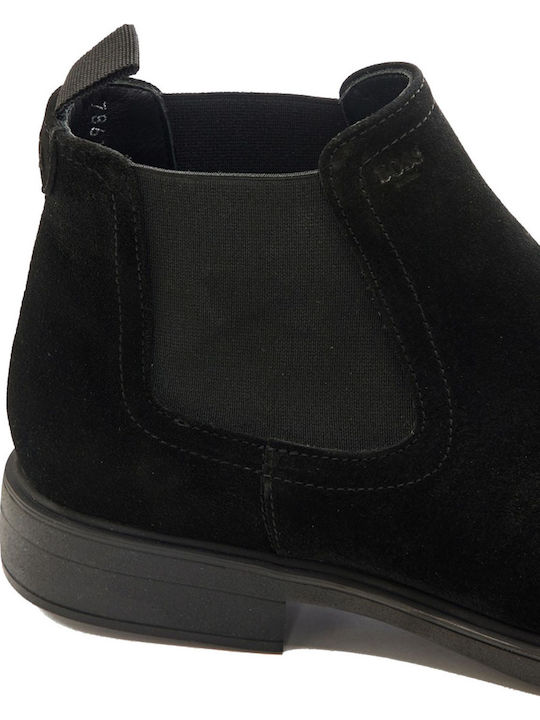 Piele Negru Ghete barbati