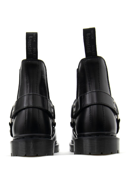 2976 Leather Black Chelsea Boots