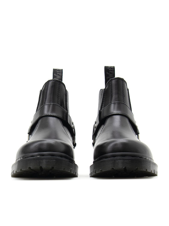 2976 Leather Black Chelsea Boots