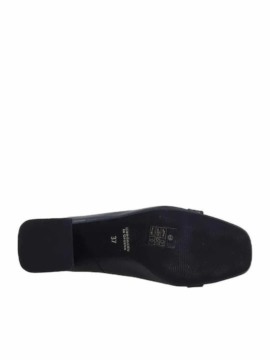Leder Pumps Schwarz
