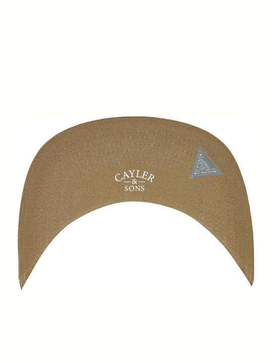 Knock Hustle Strapback Cap Olive Offwhite One