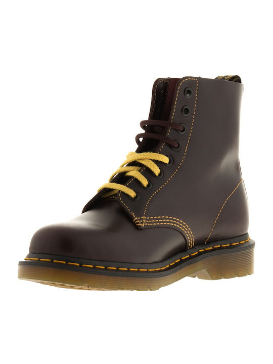 1460 Pascal Leather Brown Boots