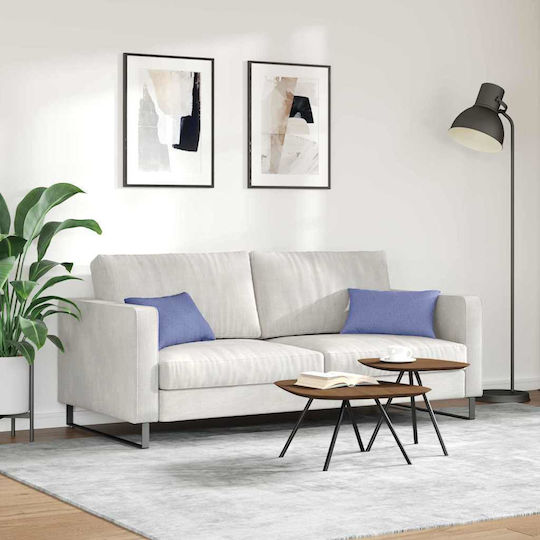vidaXL Throw Pillows Blue Denim 2 Pieces 30x50cm