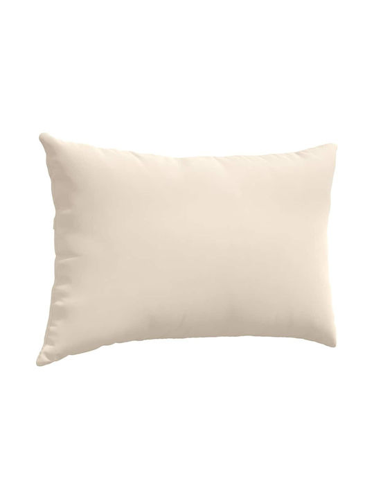 vidaXL Sofa-Kissen Beige 2Stück 40x60cm.