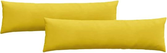 vidaXL Perna De Canapea Din Catifea Galbenă 40x145cm