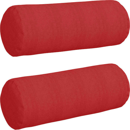 vidaXL Sofa Cushion Red 2pcs 70x25cm.
