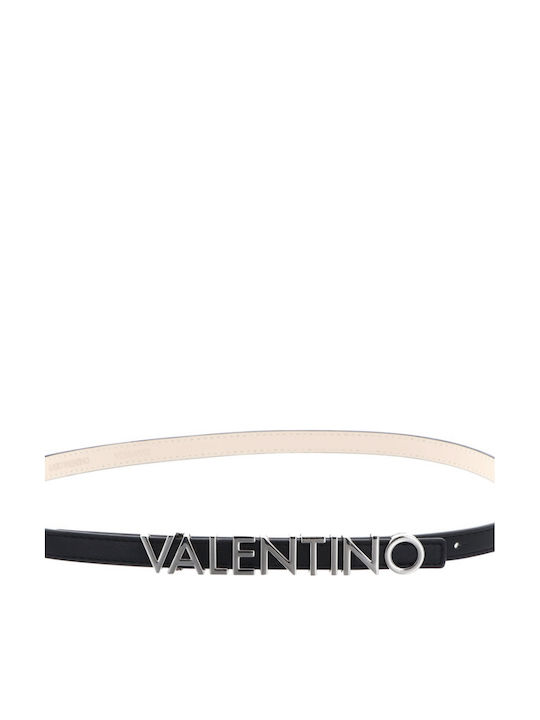 Leather Women's Belt Silver
