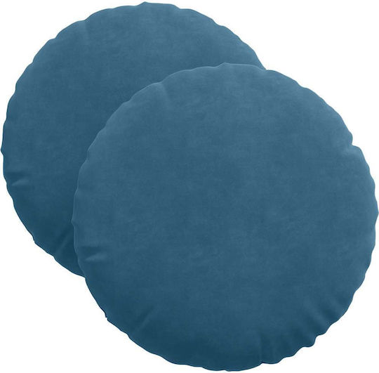 vidaXL Velvet Blue Sofa Cushion 40x40cm