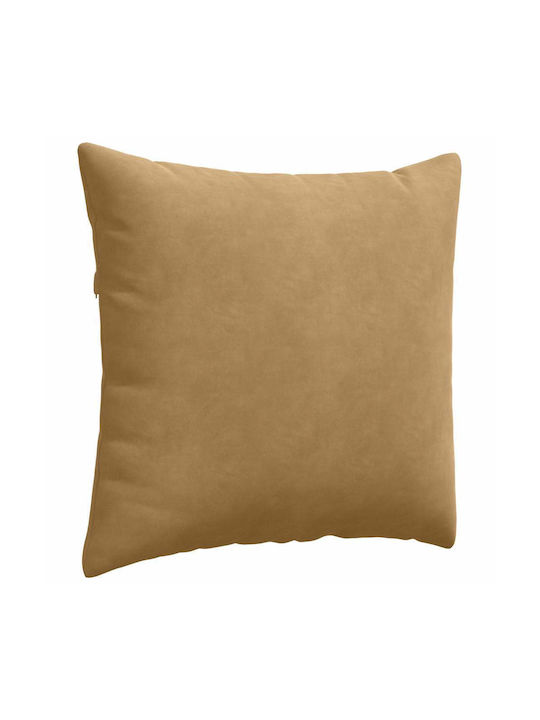 vidaXL Perna De Canapea Din Catifea Maro 45x45cm