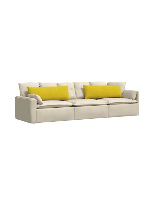 vidaXL Velvet Yellow Sofa Cushion 40x120cm
