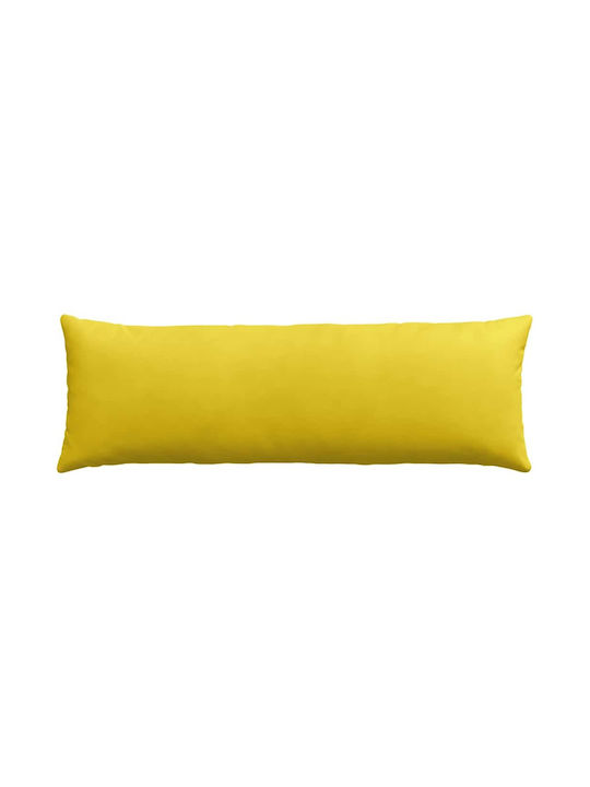 vidaXL Velvet Yellow Sofa Cushion 40x120cm