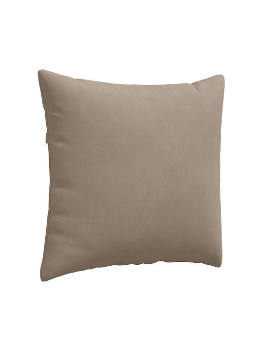 vidaXL Sofa Cushion Taupe 2pcs 45x45cm.