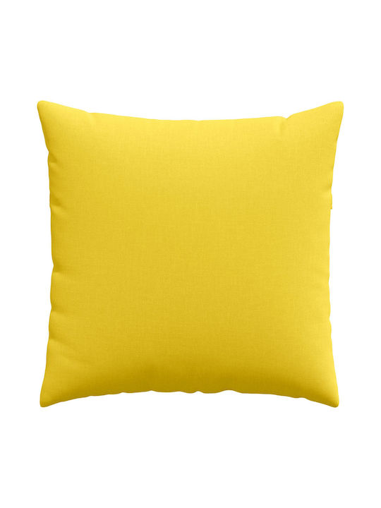 vidaXL Sofa Cushion Yellow 80x80cm