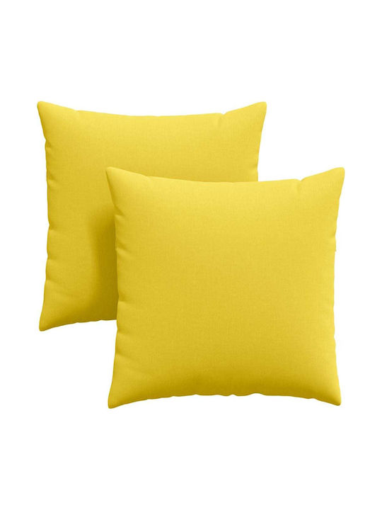 vidaXL Sofa Cushion Yellow 80x80cm