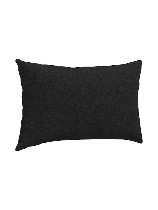 vidaXL Zierkissen Schwarz 30x50cm