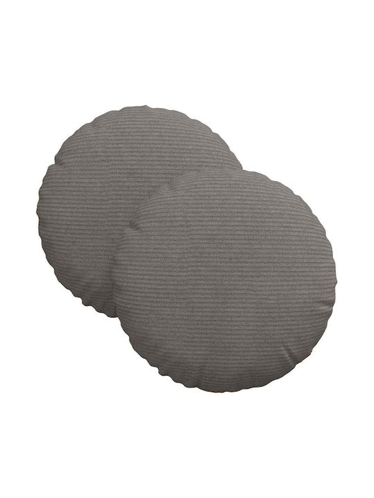 vidaXL Velvet Sofa Cushion Light Gray 30x30cm