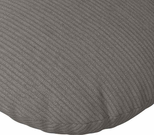 vidaXL Velvet Sofa Cushion Light Gray 30x30cm
