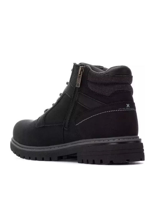 Leder Herrenstiefel Schwarz