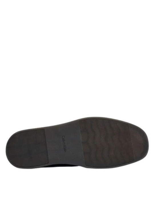 Leder Schwarz Herrenstiefel