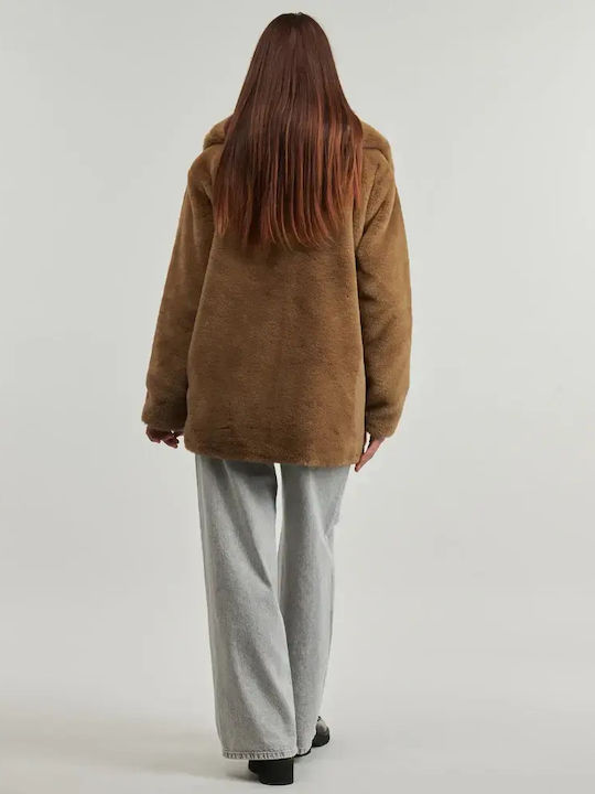 Women's Long Fur Brown