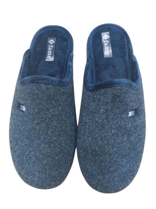 Herren Hausschuhe Blau