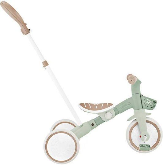 Globber Learning Trike Plus Μετατρεπόμενο με Χειρολαβή Γονέα 3 σε 1 για 1-3 Ετών Πράσινο