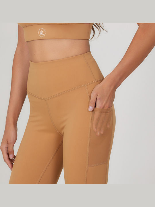 Women's Training Legging Brown