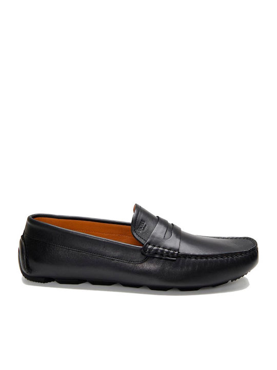 Men's Leather Loafers Black
