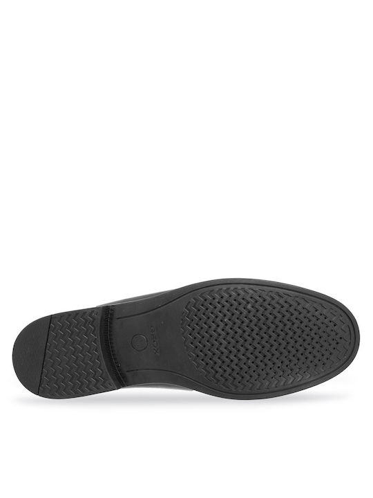 New Damon B Men's Leather Loafers Black